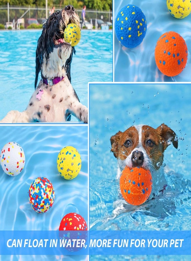 Lemecima 6 Pcs Dog Toy - Interactive Bouncy Floating Ball for Aggressive Chewers - Bright Color, 2.5 Inch - Image 5